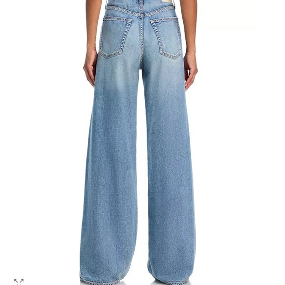 Rag & bone Featherweight Sofie Wide Leg Jeans - Picture 2 of 9